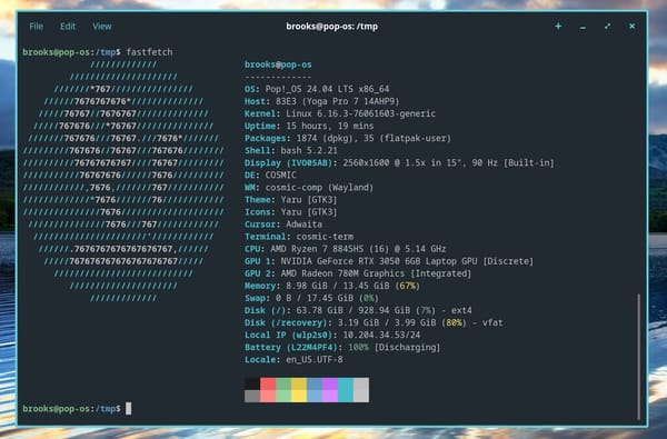 Pop!_OS + COSMIC Beta Review